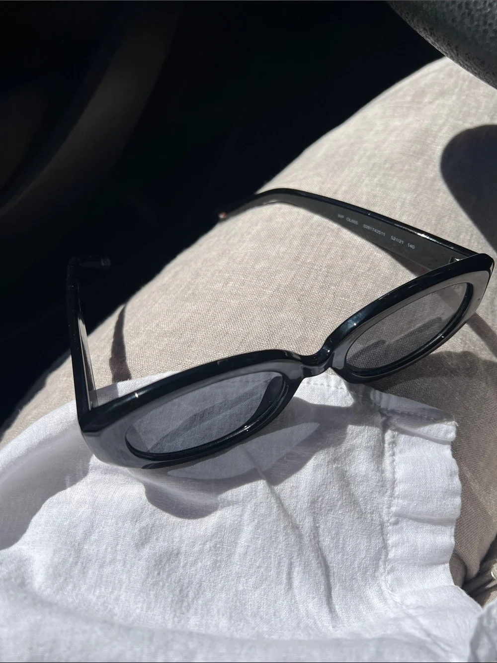 Tommy Hilfiger Black Cat-Eye Sunglasses